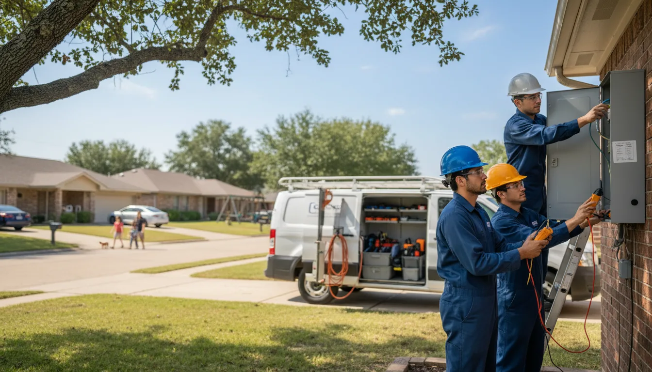 Certified electrician providing emergency electrical services in Zimmerman, MN